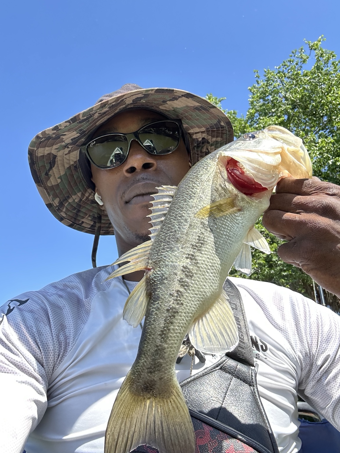 Close-up freshwater catch